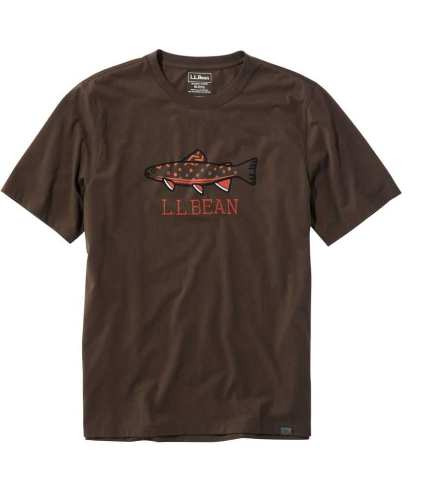 Men's Technical Fishing Graphic Tees, Short-Sleeve【L.L.BEAN】