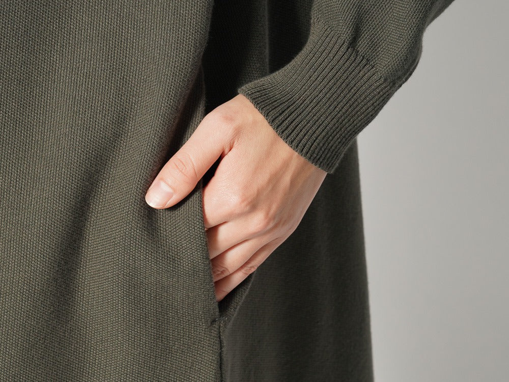 Co/Pe Knit Dress【Snow Peak】