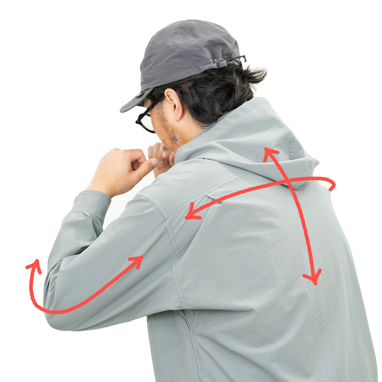 【RIDGE MOUNTAIN GEAR】 Hooded Long Sleeve Shirt