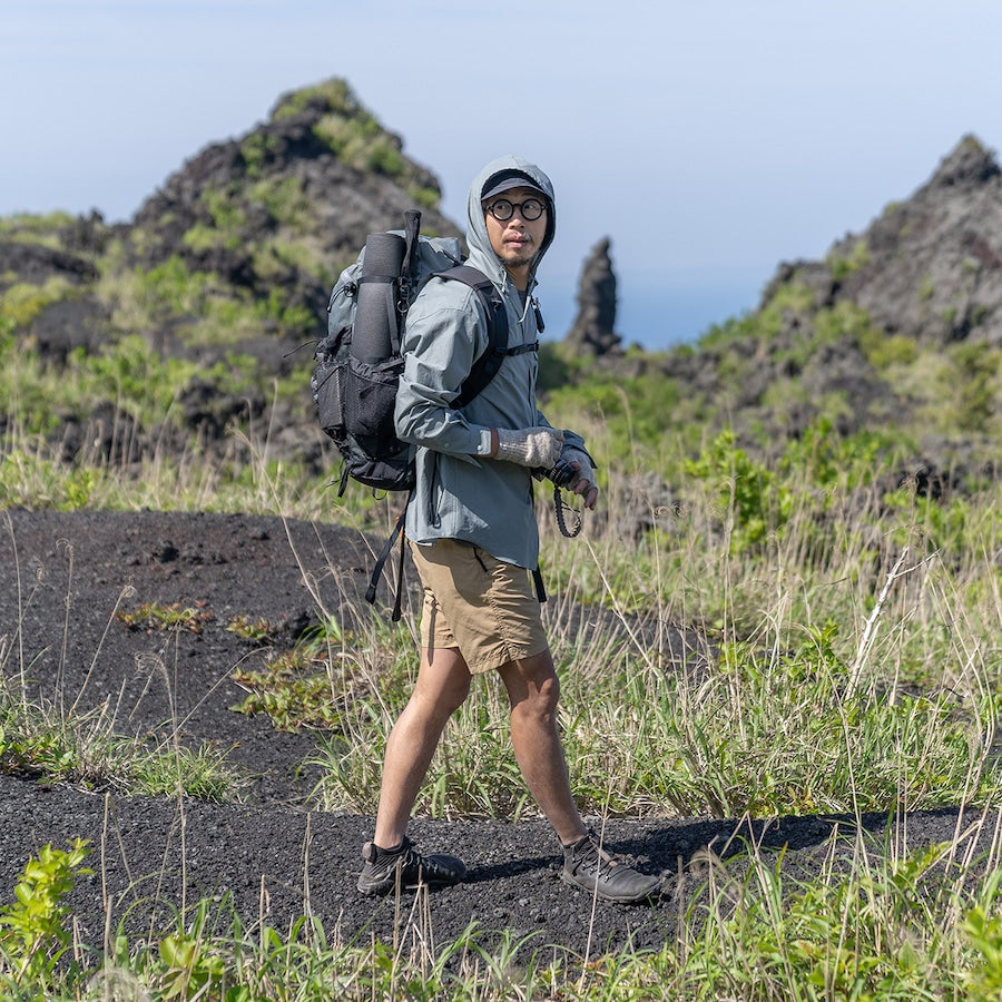 【RIDGE MOUNTAIN GEAR】 Hooded Long Sleeve Shirt