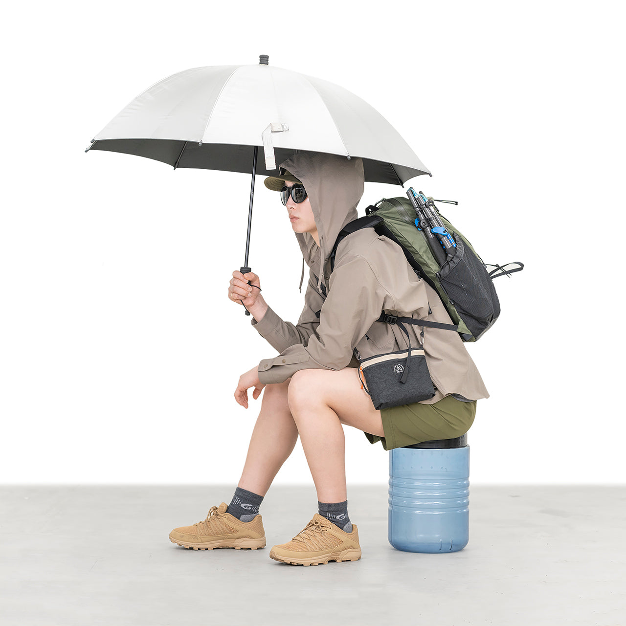 【RIDGE MOUNTAIN GEAR】 Hooded Long Sleeve Shirt