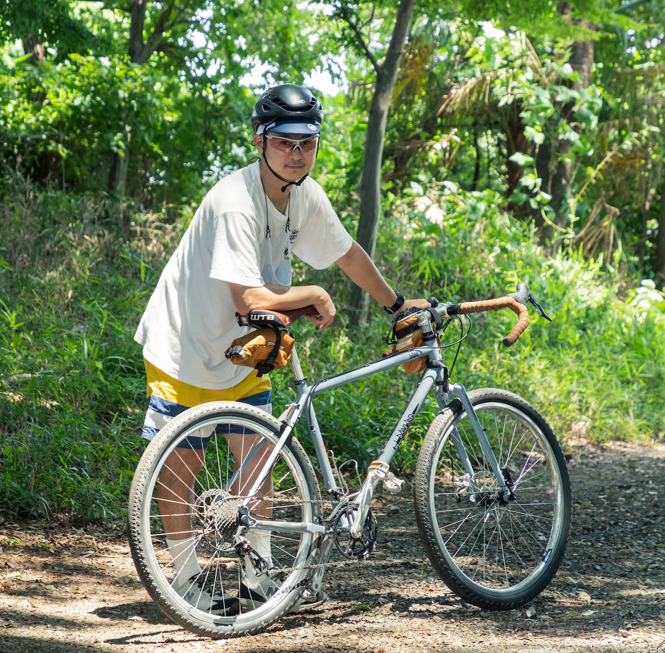 P.S.C Cap "Cycling" col.B lue Ethnic【Velo spica】