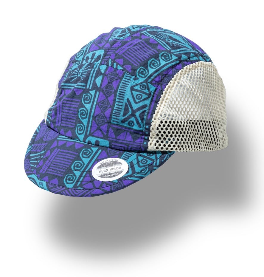 P.S.C Cap "Cycling" col.B lue Ethnic【Velo spica】