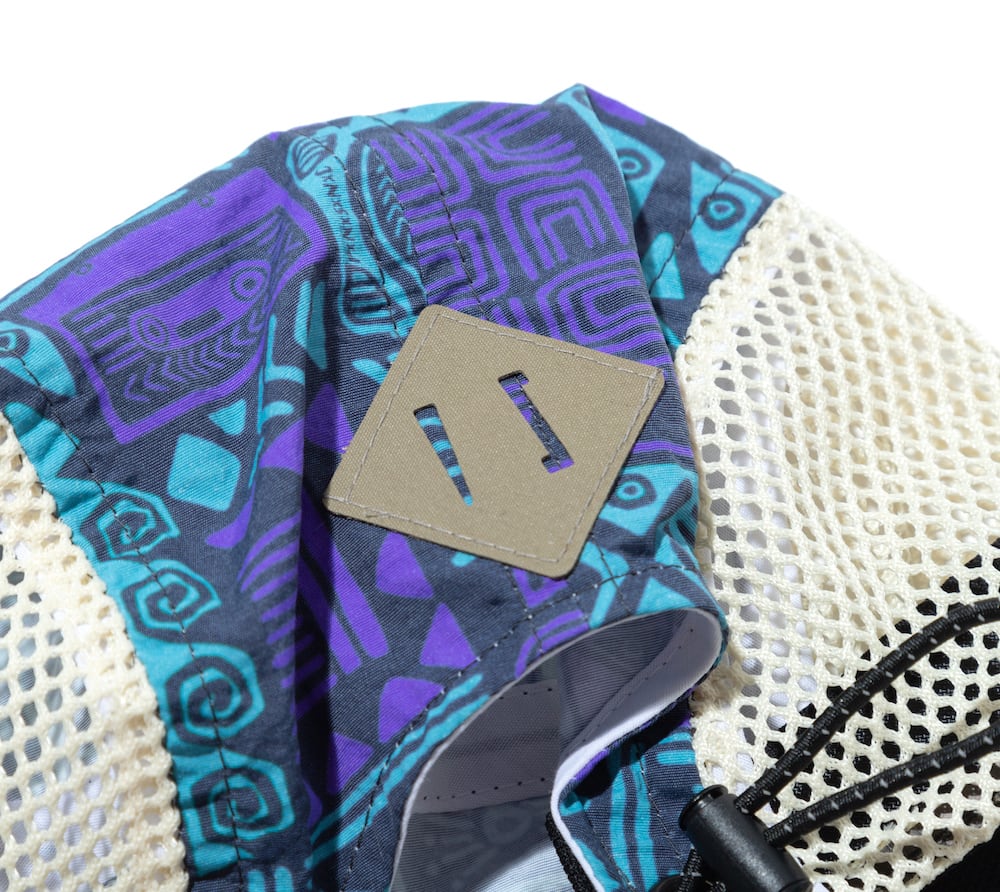 P.S.C Cap "Cycling" col.B lue Ethnic【Velo spica】