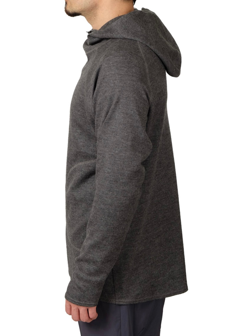 AXESQUIN Merino Wool Hoodie (Charcoal)