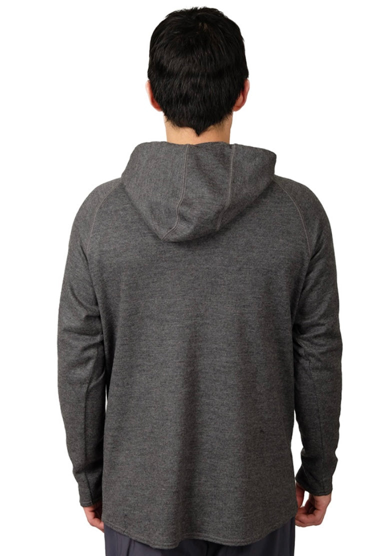 AXESQUIN Merino Wool Hoodie (Charcoal)