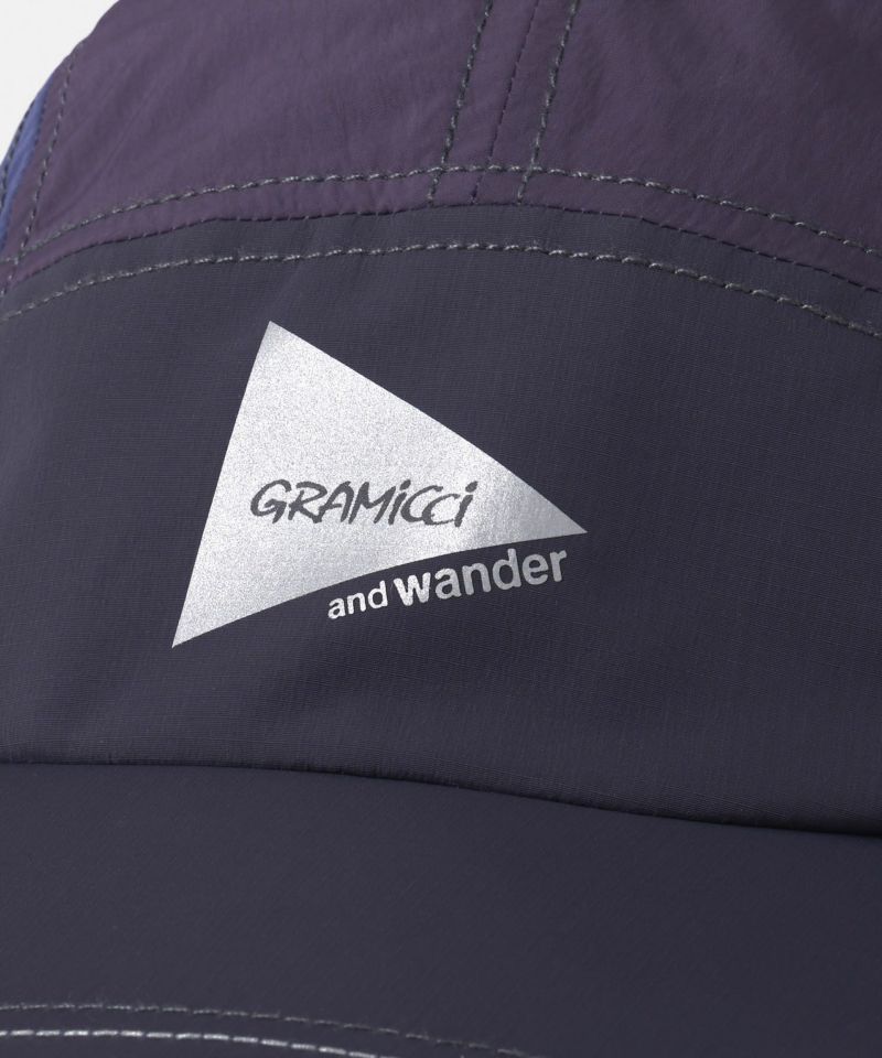 Gramicci×and wander コラボ商品 【Gramicci×and wander】PATCHWORK WIND CAP | パッチワークウィンドキャップ