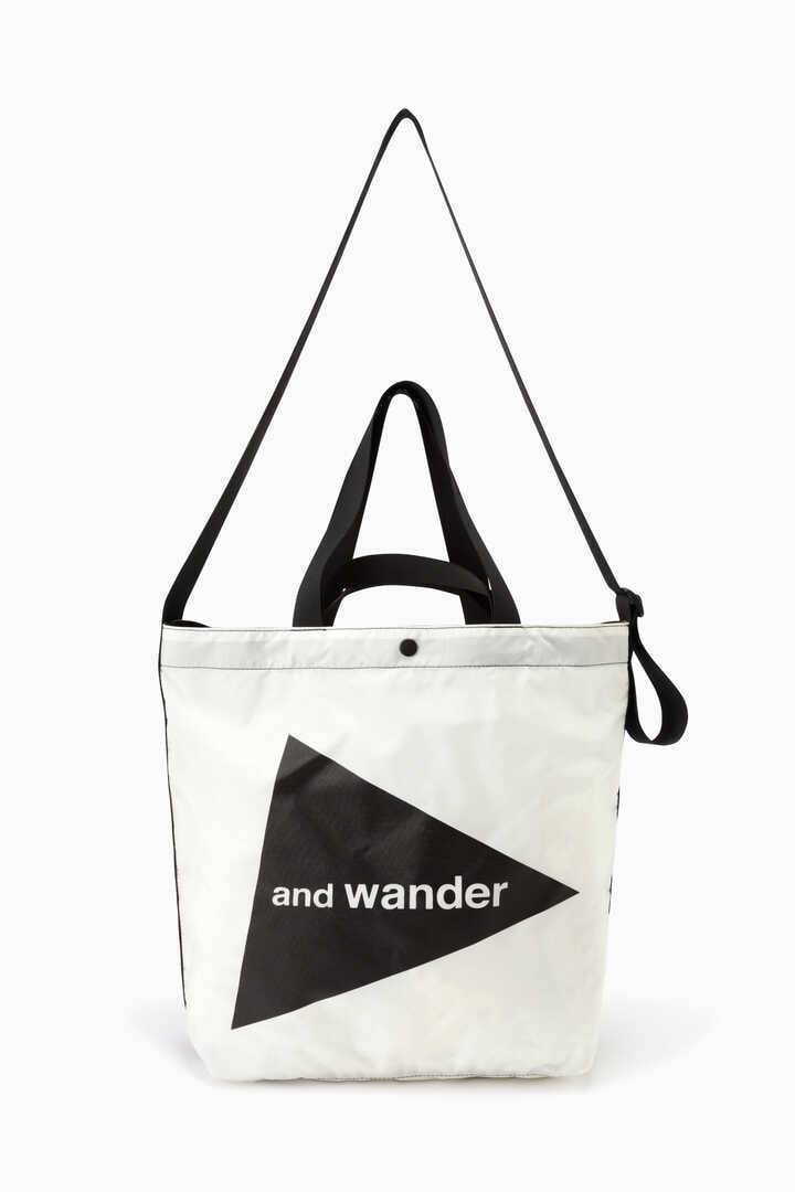 CORDURA big logo tote bag【and wander】