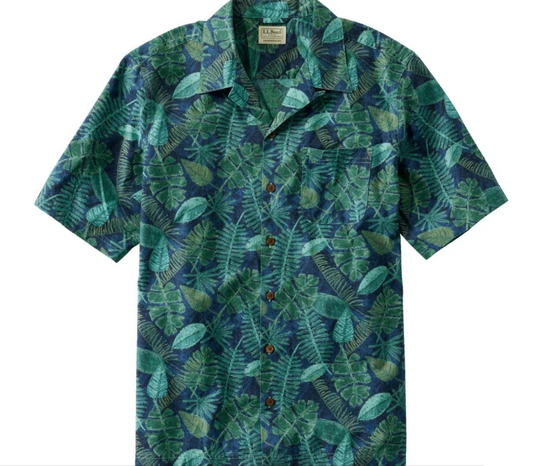 Men's Tropics Shirt, Short-Sleeve Print