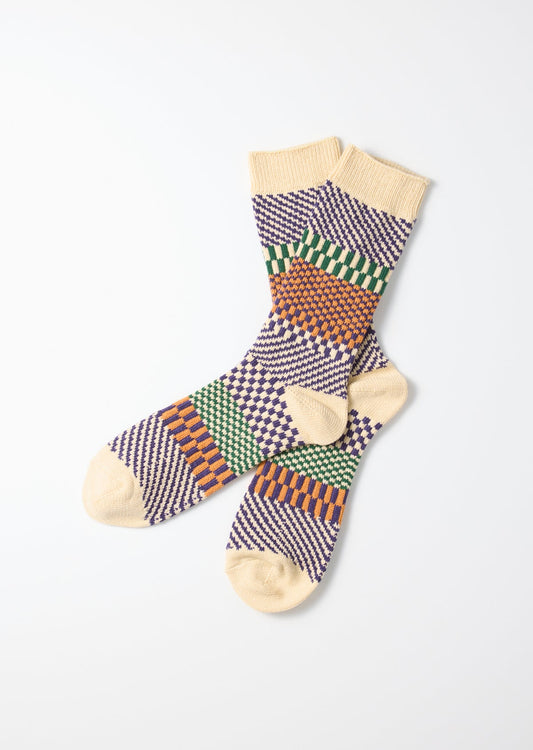 CHECK & STEP SOCKS【ROTOTO】