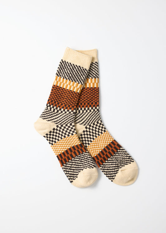 CHECK & STEP SOCKS【ROTOTO】