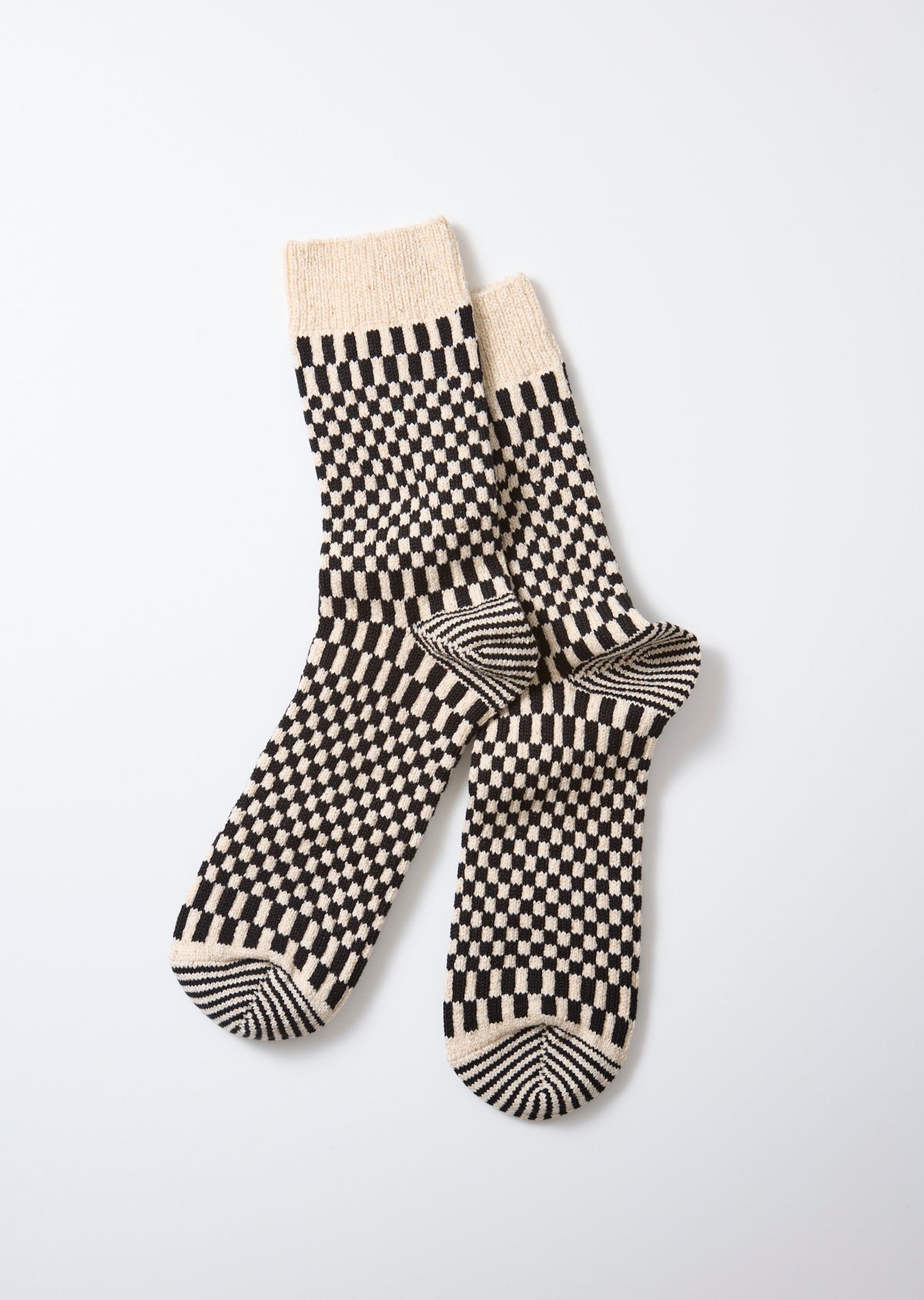 CHECKERBOARD PATTERN SOCKS【ROTOTO】
