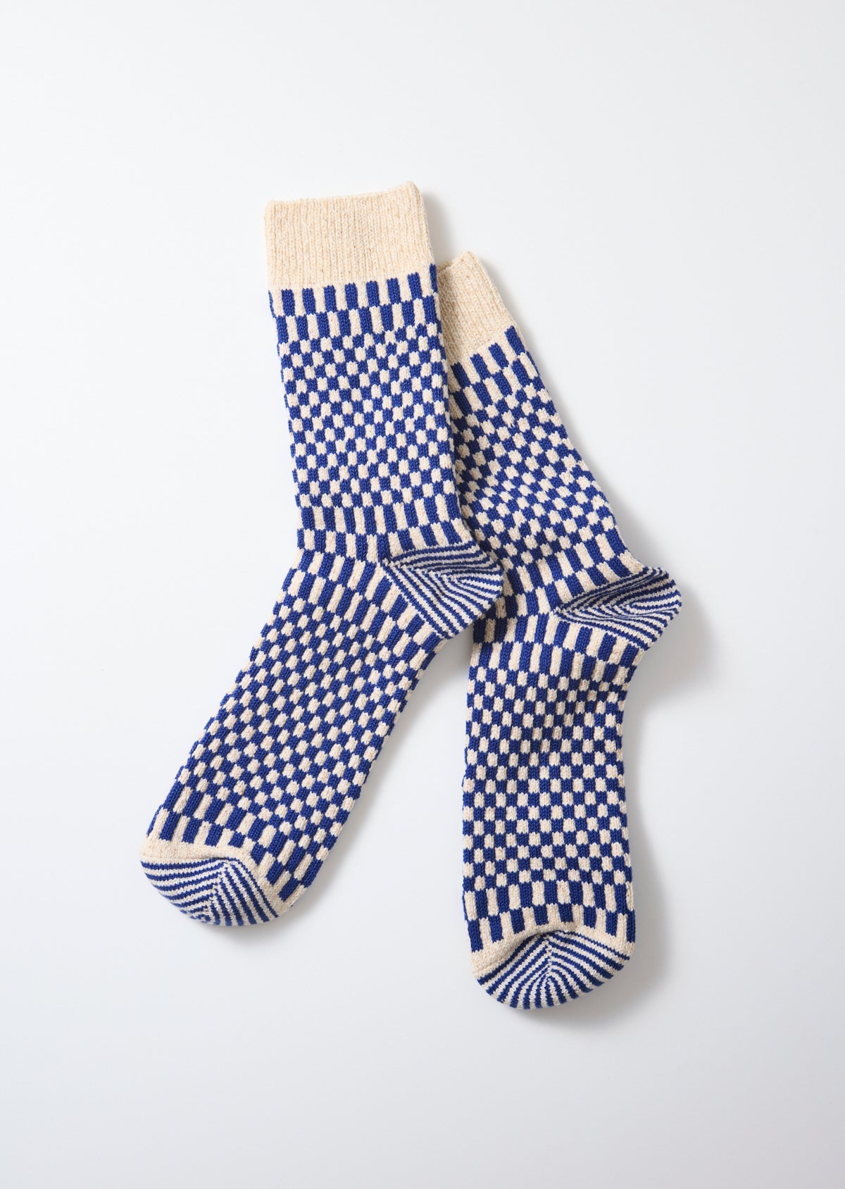 CHECKERBOARD PATTERN SOCKS【ROTOTO】