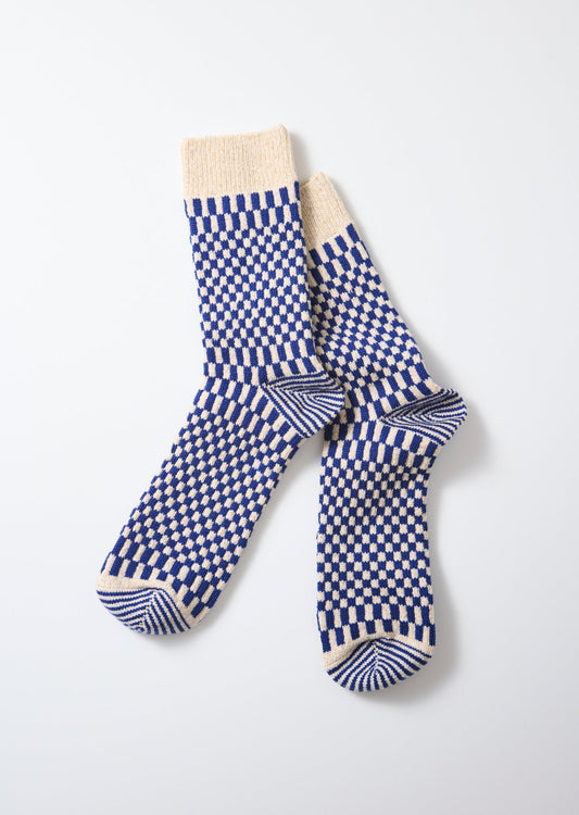 CHECKERBOARD PATTERN SOCKS【ROTOTO】