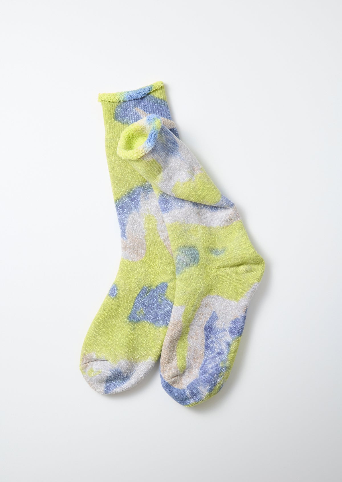 TIE DYE PILE SOCKS【ROTOTO】