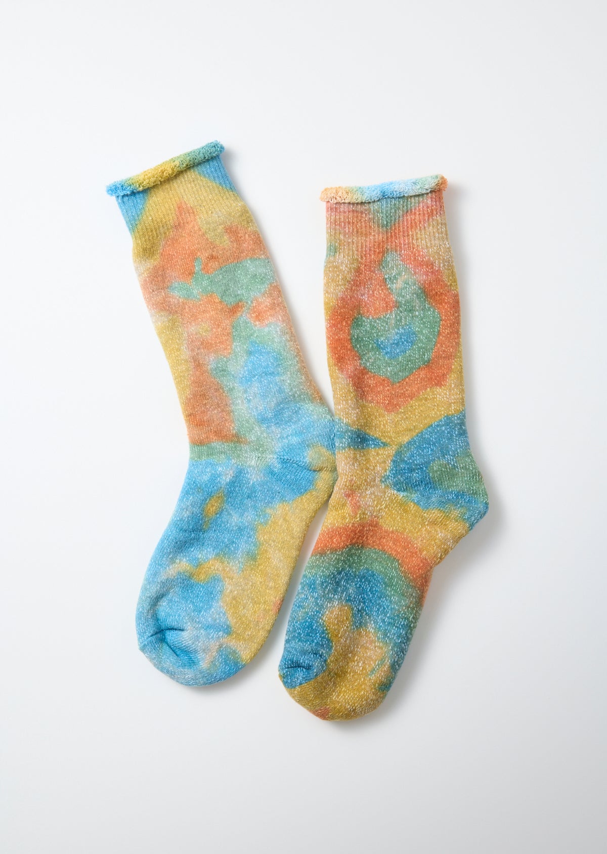 TIE DYE PILE SOCKS【ROTOTO】