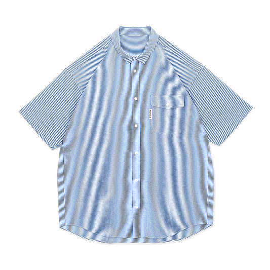 【RIDGE MOUNTAIN GEAR】BASIC SHORT SLEEVE SHIRT "STRIPE"