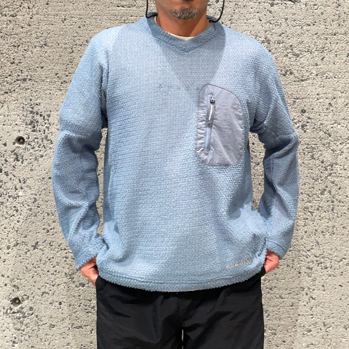 【and wander】 alpha direct pullover