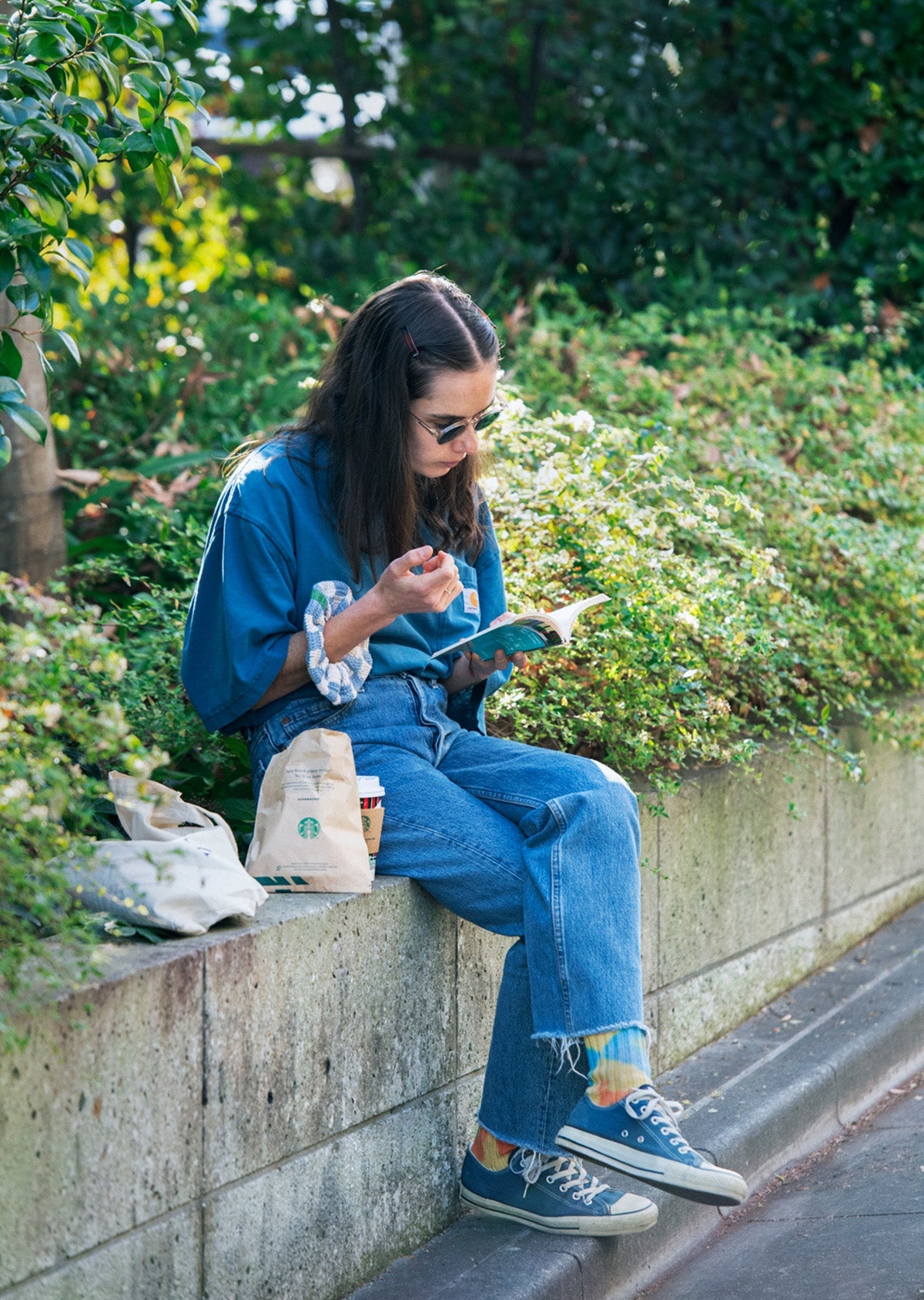 CHUNKY RIBBED CREW SOCKS "TIE DYE"【ROTOTO】