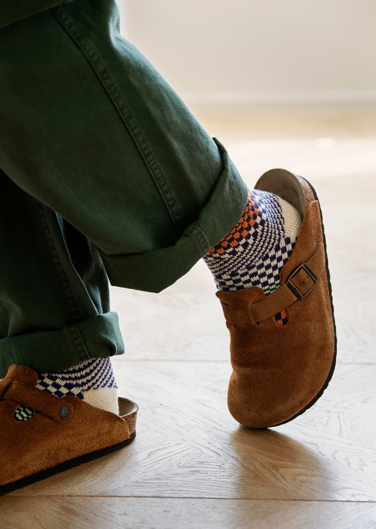 CHECK & STEP SOCKS【ROTOTO】