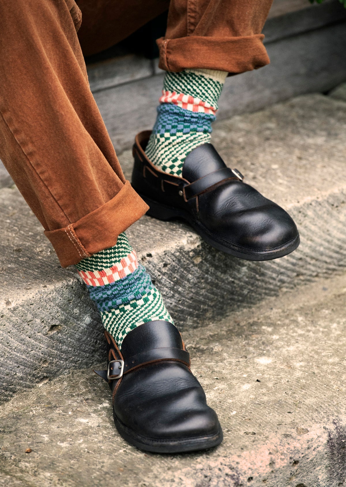 CHECK & STEP SOCKS【ROTOTO】