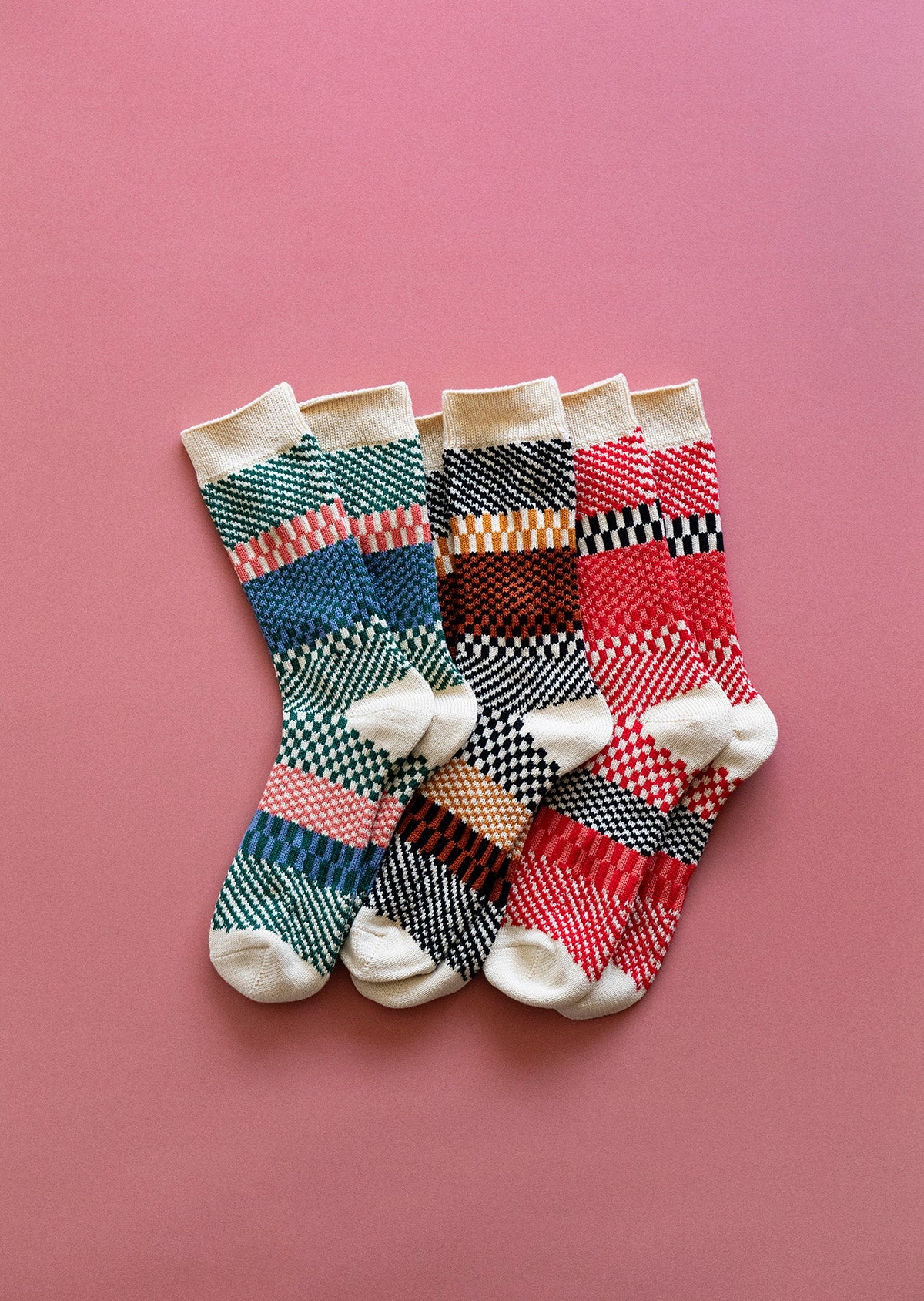 CHECK & STEP SOCKS【ROTOTO】