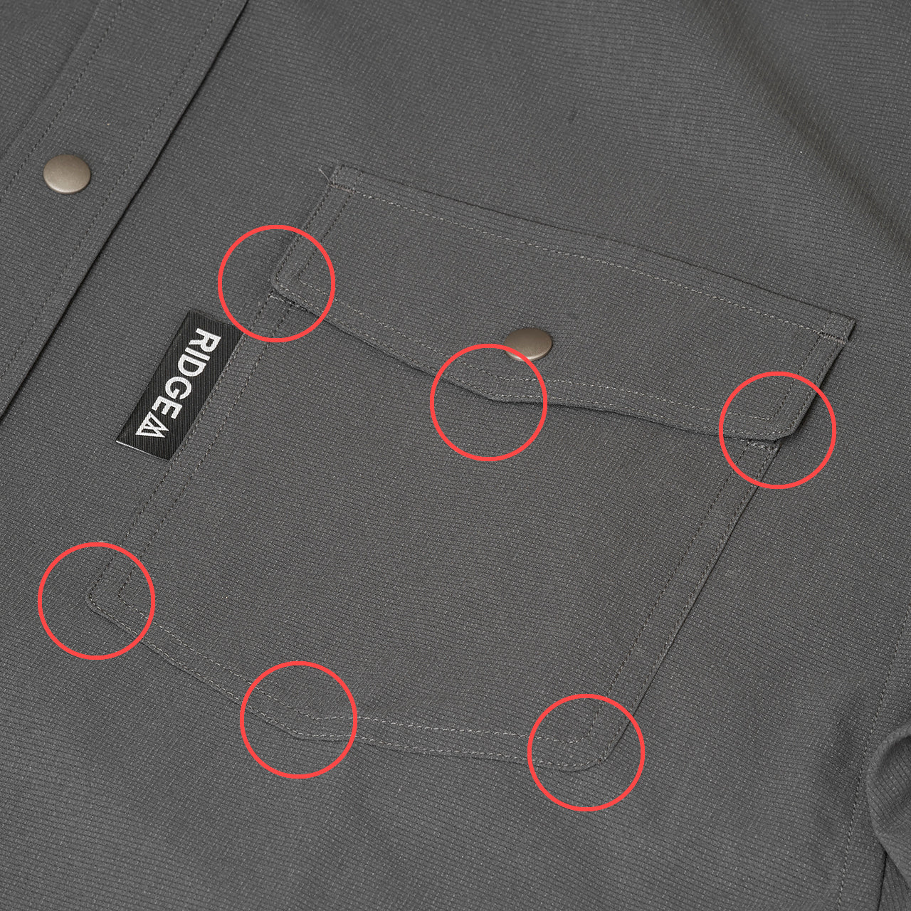 Poly Basic Long Sleeve Shirt【RIDGE MOUNTAIN GEAR】