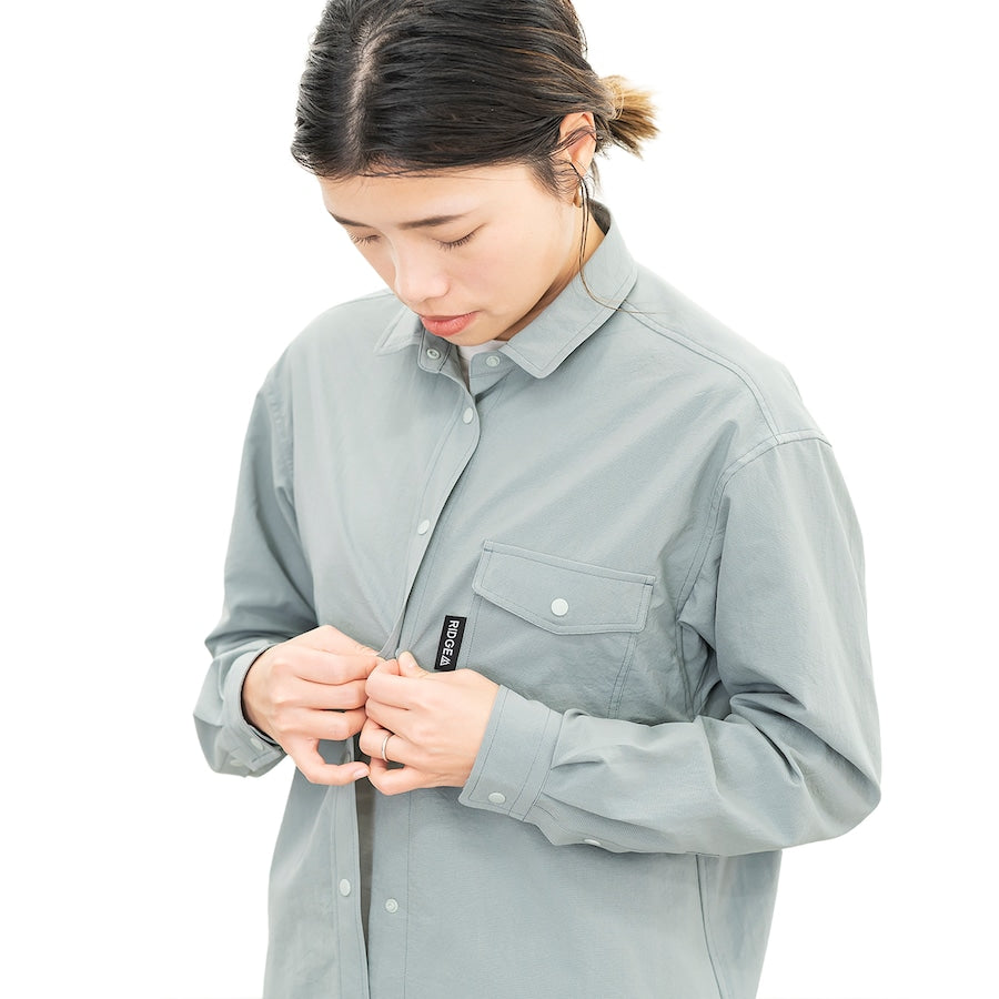 Poly Basic Long Sleeve Shirt【RIDGE MOUNTAIN GEAR】