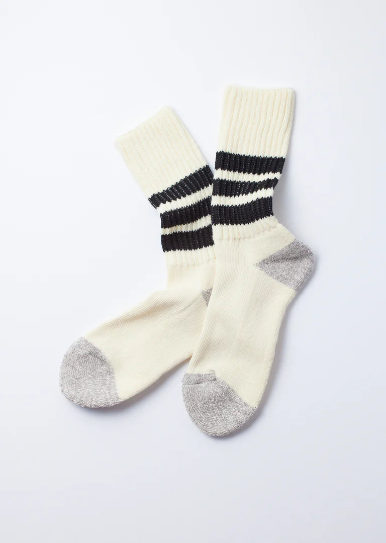 COARSE RIBBED OLDSCHOOL CREW SOCKS【ROTOTO】