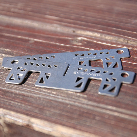 AL ストーブ用チタン十字ゴトク - エバニュー