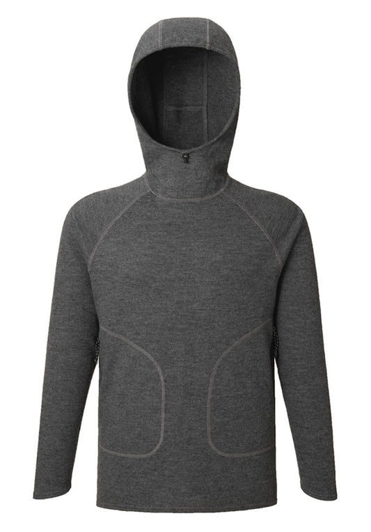 AXESQUIN Merino Wool Hoodie (Charcoal)