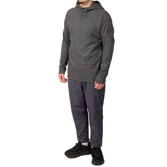 AXESQUIN Merino Wool Hoodie (Charcoal)